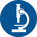 Microscope Icon for liver disease research Microscope icon for liver disease research